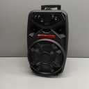 iLive Electronics Wireless Tailgate Party Speaker, LED Light Effects, Built-in Rechargeable Battery, Black (ISB380B)