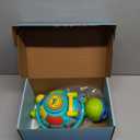 ToddlerCley Musical Turtle Baby Toys 6-12 Months, Bilingual Educational Crawling Toys 7 8 9 10 Months, Light up Infants Tummy Toy with Sound, Number, Letters, Gifts Present for Baby 4 5 6 12 Month (Green)