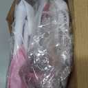 Lehoo Castle Doctor Costume for Kids, Doctor Dress Up and Play Set 8 PCS with Stethoscope, Role Play Costume for Toddlers (5-6 Years, Pink)