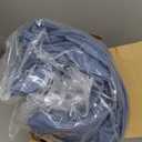 Patelai 11 Pcs Waterproof Patio Cushion Covers for Outdoor Sectional Furniture Wicker Rattan Patio Sofa Couch Chair Seat Pillow Slipcovers, 3 Sizes Covers Only (25.4 x 25.4X 3.54,Midnight Blue)