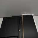 Bathroom Cabinet Wall Mounted, Wood Hanging Cabinets with Doors and Shelves, Medicine Cabinet Over The Toilet , Black. 19.5x12x8