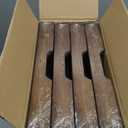 4 Pack Bamboo Bed Tray Table with Folding Legs,Breakfast Trays,Serving Tray for Food and Snack,Laptop Trays for Working(Brown)