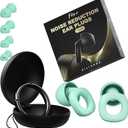 2 x Soft Ear Plugs for Sleeping,Reusable Ear Plugs for Noise Reduction