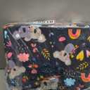 Toddler Booster Seat for Kitchen Chair Dining Table, Washable Thick Strong Support Portable Booster Chair for Toddlers Eating, Easy Cleaning Booster Seat Cushion Detachable with Adjustable Straps (Multi)