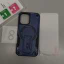 3 in 1 for iPhone 17 Case [Compatible with MagSafe] [Invisible Kickstand] [HD Screen Protector] [Camera Lens Protector], Protective Magnetic Phone Cover for iPhone 17 (Blue)