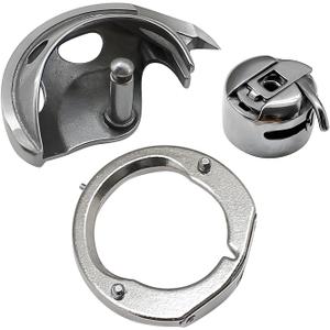 Fbshicung 3pcs/Set Bobbin Case & Hook & Race Replacement for Kenmore Brand Front Load Zigzag 148 & 158 Series Sewing Machine