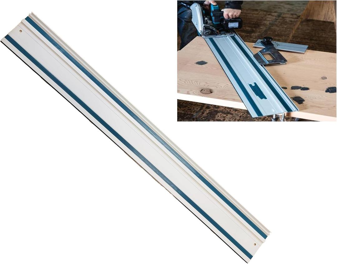 39 Inch Track Saw Guide Rail for Ma-kita 199140-0 Track Saws for Festool Track Saw,39 Aluminum Guide Rail for Woodworker cuts,Silver