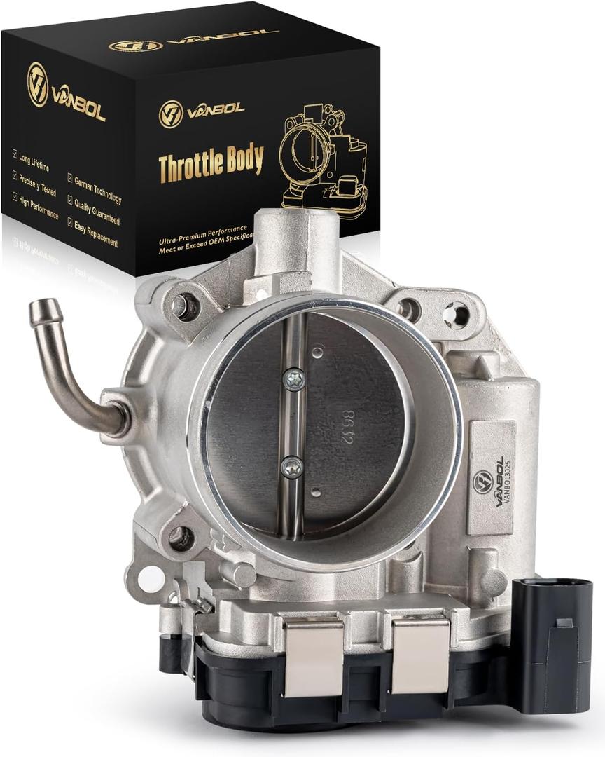 Electronic Throttle Body Compatible with 2007-2014 Volkswagen VW Beetle, 2010-2014 Golf, 2007-2014 Jetta, 2012-2014 Passat, 2007-2009 Rabbit L5 2.5L Replace 07K133062A, 07K-133-062A