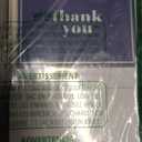 American Greetings Thank You Cards with Envelopes, Blue and White (50-Count)