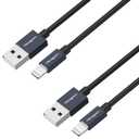 [Apple MFi Certified] iPhone Charger Cable, 2Pack 3.3 ft USB-A to Lightning Cable Fast Charging Compatible for iPhone 14 Pro Max/Plus/13 mini/12/11/XS/XR/X/8/7/6s/SE, iPad, and More