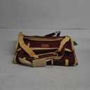 Large Cat Carrier Soft Dog Carrier for Small Dogs Pet Bag Carriers for Cat Dog Travel Bag Large Small Dog Puppy Kitten Rabbit Bunny Airline Approved for Traveling (M Brown) (17" x 12" x 11")