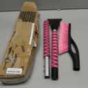 HEEYA 42.2 Inch Ice Scraper and Brush for Car, Snow Brush and Ice Scraper for Windshield Window, Car Snow Scraper with Foam Grip for SUV Truck Jeep Vehicle - Pink