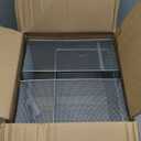 YBM Home Kitchen Pantry Organizer Wire Basket for Shelves, Cabinets, Pantry, Countertop, Mesh Open Storage Bin Metal Basket for Organizing Food Supplies 13.3x8.5x6.5, Pack of 3, Silver