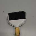 MR.SIGA Mini Dustpan and Brush Set, Portable Cleaning Brush and Dustpan Combo with Bamboo Handle, 1 Set