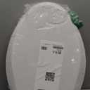 KOHLER 4636-RL-0 Cachet ReadyLatch Elongated Toilet Seat Slow Close, Soft Close Toilet Seat Quiet Lid, Contoured Grip-Tight Bumpers Installation Hardware, Apartment Essentials, White
