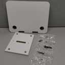 WALI Floating TV Shelf, 1 Tier Projector Shelf for DVD Players, Cable Boxes, Routers, Game Consoles, Living Room Decor Accessories, Wall Mount Shelves Holds Up to 22lbs (CS201NW), 1-Shelf, White