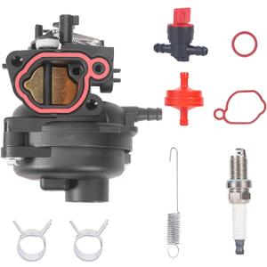 799584 Carburetor Set Replacement for Lawn Mower Carburetor 594058 596505 593261 594057 798452, Compatible with Carb 550EX 725EXI 625EX 675EX 140cc 09P702, with Troy BiltTB110 TB200 Engines