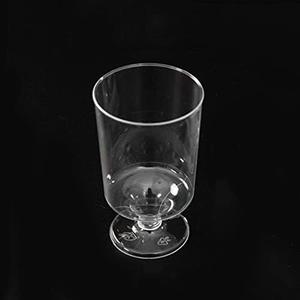 U/D Plastic Cups, Exquisite Crystal Clear Plastic Glasses Tasting Bowls, Disposable Mini Dessert Cups Great for Appetizers Desserts Mousse, 60 PCS,Clear and spoons