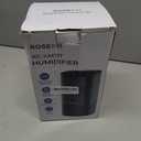 Humidifiers for Bedroom, 2.0L Cool Mist Humidifier for Home Plant and Baby Nursery, Quiet Ultrasonic Humidifier with 360 Nozzle, Auto Shut-Off, Filterless, Black