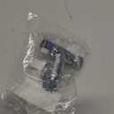 Tee Stop Valve Add-A-Tee Valve, 3/8" Compression Faucet T Adapter Connector Splitter for Dishwasher Washing Machine Toilet Supply Line(3/8x3/8x3/8)