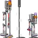 Lasvea Height-Adjustment Vacuum Stand for V7/V8/V9/V10/V11/V12/V15/Gen5,Pure Metal Storage Holder with 4 Secure Clips &Max 9 Accessories,Easy-Access Storage Socking Station