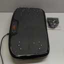 Vibration Plate Exercise Machine, Vibration Plate Platform for Lymphatic Drainage, 200 Adjustable Speeds Power Shaping Vibrating Plate Helps Weight Loss, Shaping, Max Weight 450 Lbs (Black)