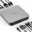 Kensington AD220S3 Dual Display Dock for Any MacBook M1/M2/M3/M4 (Software Driver Download Required); 85W Passthrough Charging (K31343WW)