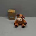 Dog Toys Squeaky Interactive Puppy Teething Chew Toy Deer Shape Stuffed PP Cotton Crinkle Sound Paper Tail, for Large Medium Small Breeds Indoor Outdoor PlayChristmas