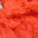 MACTING Faux Fur Christmas Tree Skirt 28 Inch Red Plush Skirt Fluffy Soft Double Layer Small Tree Mat Base Cover for Merry Christmas Party Holiday Home Indoor Halloween Xmas Tree Decorations