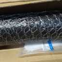 GlikCeil 48 in x 200 ft Chicken Wire Fencing Mesh, Metal Floral Chicken Wire for Floral Arrangements, 0.6 Inch Hexagonal Galvanized Poultry Netting for Garden, Coop Barrier, Duck Rabbit Cage(Silver)