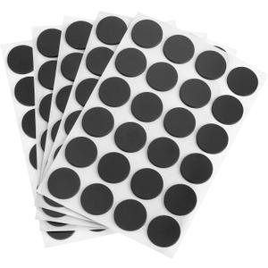 Mr. Pen- Self Adhesive Magnet Dots, 120 pcs, Flexible and Extra Thin, 0.8" Diameter x 0.04" Thickness, Magnetic Dots with Adhesive Backing, Perfect for Crafts, DIY Projects & Decorative Magnet (Black Round)