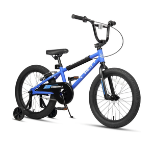 cubsala 12 14 16 18 Inch Kids Bike BMX Style Bicycle with Training Wheels Coaster Brake for 2-10 Years Old Toddlers Boys Girls, Blue