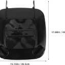 Outdoor Garbage Can Lid Replacement 50l Plastic Trash Bin Cover Square Recycling Container Lid for Outdoor Waste Bins and Kitchen Disposal