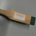 Heavy Duty Scrubbing Brush - Stiff Bristle Scraper, Wooden Handle, Universal Outdoor Cleaning Tool