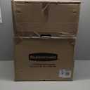 Rubbermaid FG420903WHT EZ Step 2 Step Folding Plastic Ladder Step Stool with Skid Resistant Foot Pads, White (2 Pack)