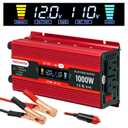 Car Power Inverter 12v to 110v 1000W(Peak) Power Inverters for Vehicles Truck Home with Dual AC Outlets and 5V USB Charging Port inversor de corriente 12v a 110v (1000W)