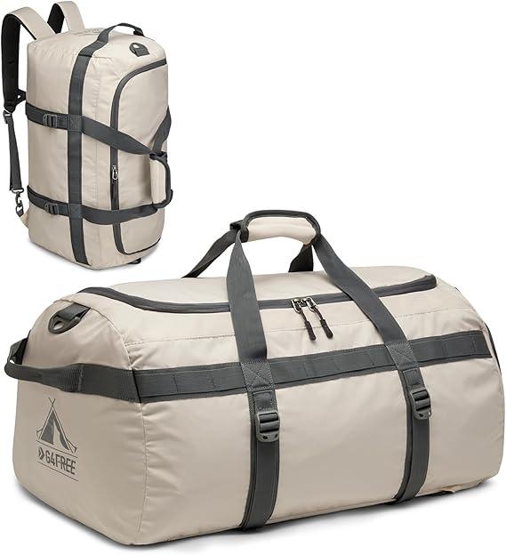 G4Free Gym Bag for Women Men 45L Duffle Backpack with Shoe Compartment Water Resistant Travel Weekender Bag