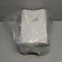 N. NETDOT 3 Pack 10L / 2.6 Gallon Small Trash Can with Lid, Bathroom Garbage Can with Pop-Up Lid, Waste Basket for Bathroom, Kitchen, Bedroom, Powder Room, Craft Room, Office, College (Off White)