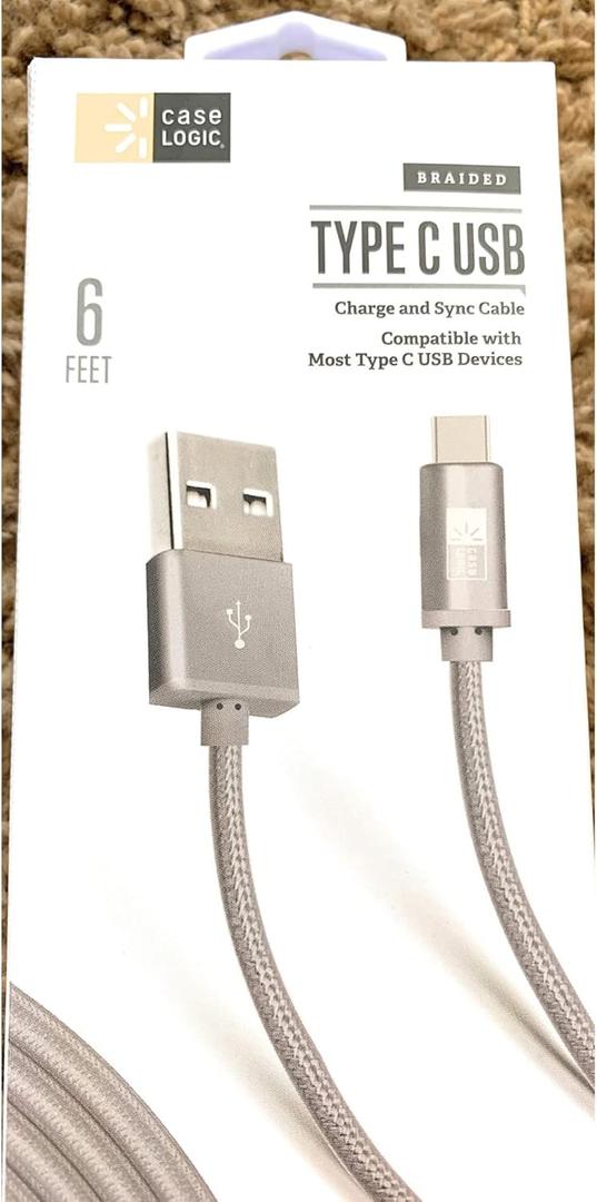 Bytech 6FT Type C Cable,CLCPCA114GY