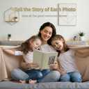 Popotop Photo Album 4x6-300 Photos Linen Cover Photo Books with 300 Horizontal Pockets,Slip-in Picture Albums for Family Wedding Anniversary Baby Vacation Pictures