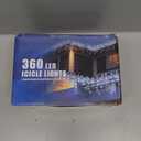 Techip Christmas Lights Outdoor, 360 LED Icicle Lights for Outside, Plug in Curtain String Lights with 8 Modes Waterproof for Patio Party Holiday Decorations Cool White