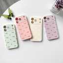 NITITOP Compatible for iPhone 17 Pro Max Case Cute Aesthetic Love Hearts Bow Knot Pattern for Women Girl Bowknot Slim Fit TPU Bumper Shockproof Full Camera Protection Cover - White
