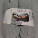 Dot&Dot Twist Memory Foam Travel Pillow for Airplanes - Travel Neck Pillow for Sleeping - Airplane Pillow for Neck Support, Chin, Lumbar and Leg - Adjustable, Bendable Neck Roll Pillow (Gray)