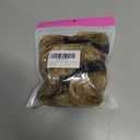 2PCS Messy Bun Hair Piece Wavy Curly Tousled Updo Hair Buns Synthetic Chignon Elastic Hair Band Fake Bun Hair Pieces for Women (Lighe Golden Brown Mix Bleach Blonde, 2PCS Same)