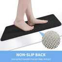 Hargiis Non-Slip Bathtub Mat, Anti Slip Shower Mat, Fast Drying Bathtub Mats, Foot Scrubber Mat, Anti Slip Mat for Tub, Floor, Bathroom, Kitchen, Home, Hotel (Black 24"16")