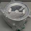 Ice Cream Maker Attachment for KitchenAid Stand Mixer, Ice Cream Bowl Compatible with 4.5Qt and Larger Stand Mixers, Ice Cream & Sorbet Gelato Maker Attachment, 2 Quart, White (ICM-KA-White)