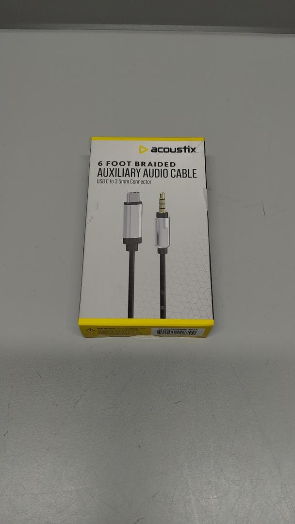 ACX USB C TO 3,5MM CABLE 6FT BK