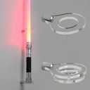 Lightsaber Vertical Wall Mount.Lightsaber Wall Mount Holder.Applicable To Most Lightsabers.(Transparent 1 Hole)