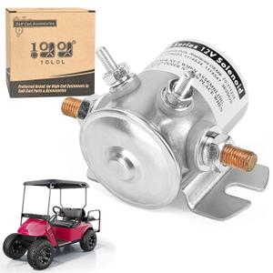 10L0L Max 250A 12V Solenoid Relay for EZGO Marathon 1979-1994 & Cushman Gas Golf Cart, 4 Terminal Continuous Duty, OEM# 16542G1 16542-G1 889673 70-111224 3635820