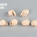 1/6 Scale Female Figure Body, Female Pale Skin Large Bust Half-Seamless Flexible Action Figure Body Doll Collection